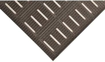 Notrax Drainage Runner,Black,4 ft.x8 ft. 8TU81