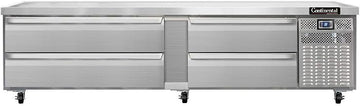 DL96G Refrigerated Base Griddle Stand, Four Drawers