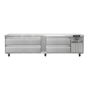 DL96G Refrigerated Base Griddle Stand by Continental Refrigerator – Stainless-Steel