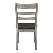 Brown Ladderback Dining Chairs Set of by Starlight Canyon Home – Solid Wood, Mahogany, Brown, Pack of 2