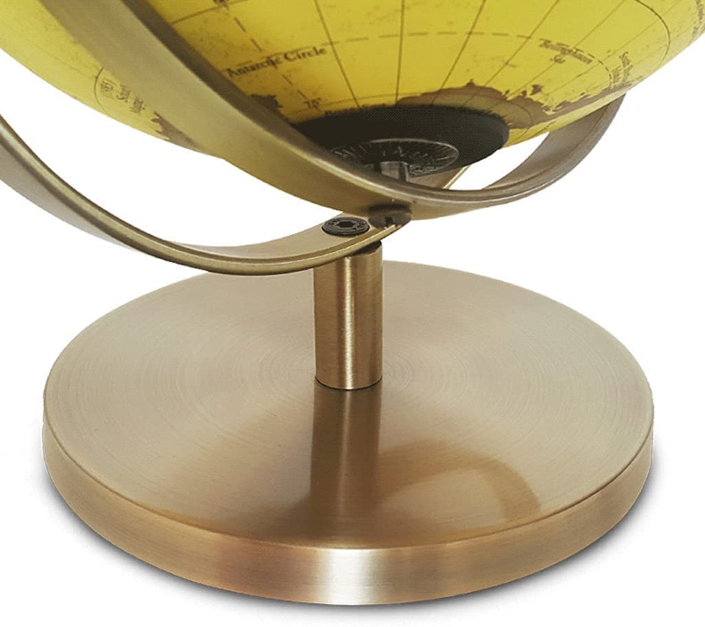 Retro Globe 720° Rotating Globe with Stand Educational Adult...(32cm) by xdgFHsy – One Size, Resin, 32cm, Model xdgFHsy