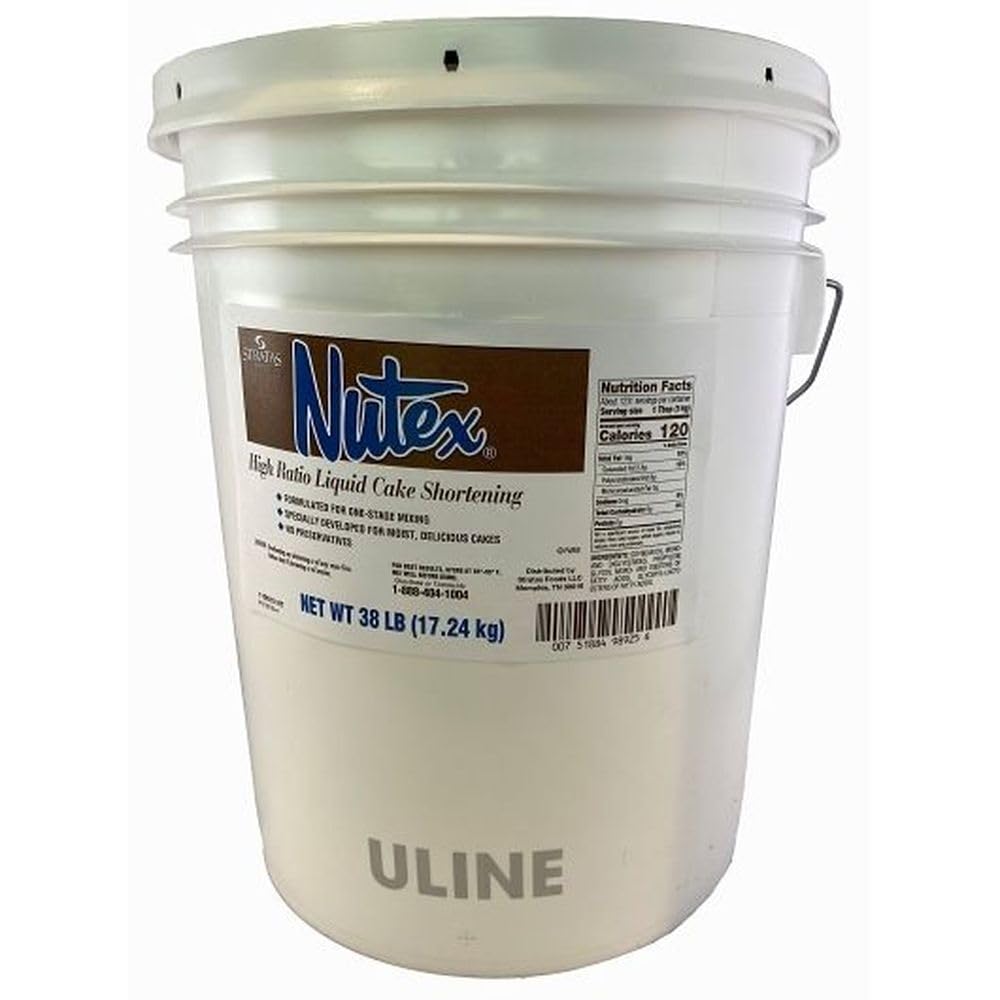 Nutex Hi-Ratio Liquid Cake Shortening by Stratas Foods – 38 Pound (Pack of 1), Model 98925