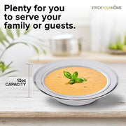 Stock Your Home Silver / 50 Pack / Formal Bowls