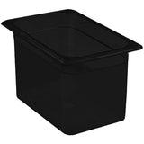 Camwear Food Pan plastic 1/4-size 6"D black - Case of by Cambro – Polycarbonate (PC), Model 46CW110