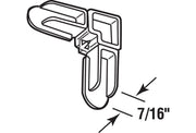 Prime-Line Corner Frame 3/4" X 7/16" Bronze Bagged / by Slide-Co – 3/4" x 7/16", Plastic, Bronze, Model PL14259