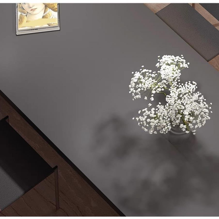 Mesa De Jantar Rock Plate Dining Table Modern Simple Rectangular Small Household Diner Table by JOYNOW – 200*80*75cm, One Color, Model 8524
