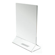 5" x 7" table card holder by Thunder Group – Plastic, Clear, Model PLMH003