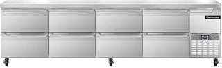 CRA118-D Refrigerated Base Worktop Unit, 118" W, With Drawers