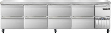 CRA118-D Refrigerated Base Worktop Unit, 118" W, With Drawers