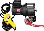 WARN 1000 AC Electric Winch 1000 lb Pulling Capacity | Heavy-Duty 120V AC Motor with Durable Steel Cable, Remote Control & Automatic Brake | Powerful Utility Winch for Shops, Garages & Industrial Use