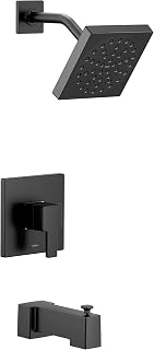 Moen UTS2713EPBL90 Degree M-CORE 2-Series 1-Handle Eco-Performance Tub and Shower Trim Kit, Valve Required