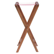 Tray Stand with Solid Legs Dark Walnut Wood - 38" H by HUBERT – Wood, Walnut, Model TS-3