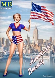 Masterbox American Beauty Girl PIN-UP Series , KIT № 2 Betty 1/24 Master Box 24002