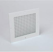 American Louver Eggcrate Return Grille, Surface Mount, 12" x 12", White, PK5
