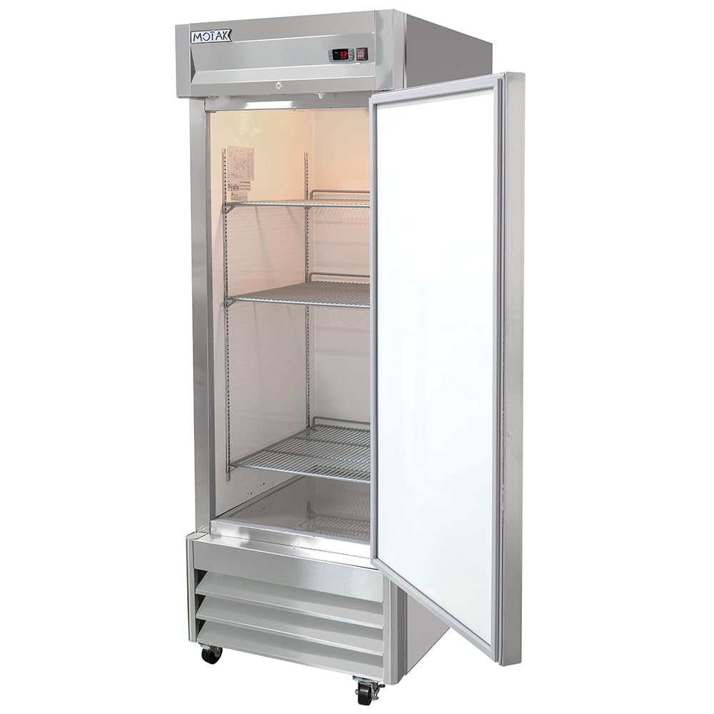 29" One Section Reach In Refrigerator by MOTAK – 30.71x35.04x83.46, In Description, Check Images, Model MSD-1DR-BAL-X