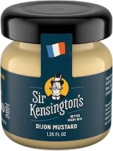 Sir Kensington's Mustard Dijon, Room Service Jar, #1 Grade Mustard Seeds, Non-GMO, No Artificial Colors, No Artificial Flavors, Kosher, Gluten Free, 72p, 1.25oz | Non GMO, Vegan, Gluten Free, Kosher, Grade A Seeds, No Artificial Colors or Flavors, for Room Service, Hospitality & Catering
