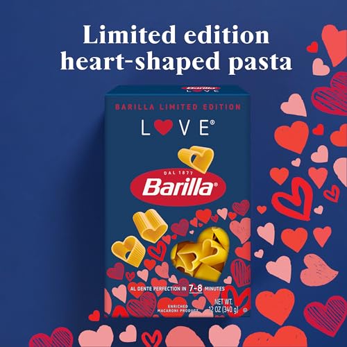 Barilla 12 Ounce (Pack of 1) / Heart shaped pasta / 1 Pasta