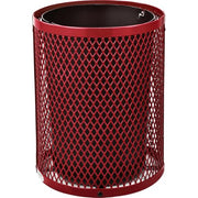 Global Industrial Red / 23.5 inches (Diameter) x 40 inches (Height) / Industrial Trash, Recycling & Compost