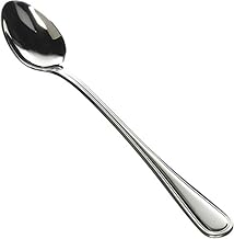 Winco 8 1/4" Shangarila Stainless Steel Iced Tea Spoons (Set of 12)