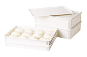 Pizza Dough Box 18" X 26" X 6" White by Cambro – 18" X 26" X 6", White, Pack of 6