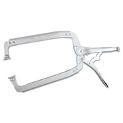 Tools Original Vise Grip Locking C-Clamp with Swivel Pad Tip by IRWIN – 18", Alloy Steel, Silver