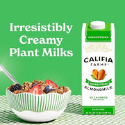 Califia Farms Unsweetened / 32 Fl Oz (Pack of 6) / Unsweetened Almondmilk Almond Milk
