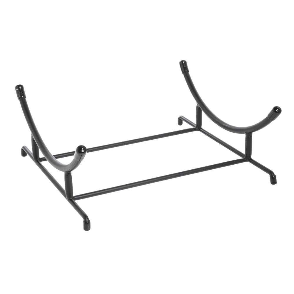 Derby Bowl Black Metal Stand - 20 3/4" L x 15 3/4" W x 6 9/10" H by HUBERT – Alloy Steel, Black, Model PA40336-SD