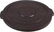Global Industrial Plastic Trash Can Lid, 55 Gallon, Brown