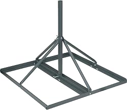 VMP FRM-166 Non-Penetrating Roof Mount (30-Inch long 1.66-Inch OD mast, Grey)