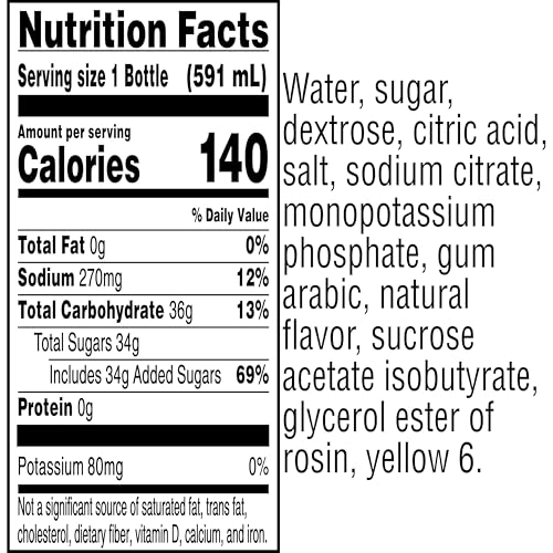 Gatorade orange / 20 Fl Oz (Pack of 8) / 1 Sports Drinks