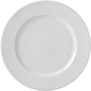 10 Strawberry Street Classic White 12.25" Charger/Buffet Plate, Set of 6, White