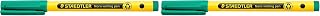 STAEDTLER Fineliner Noris writing pen green (Pack of 2)