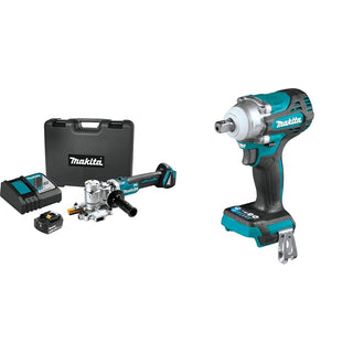 XCS06T1 18V LXT® Lithium-Ion Brushless Cordless Steel Rod Flush-Cutter Kit (5.0Ah) with XWT15XVZ 18V LXT® Li-Ion Brushless Cordless 4-Speed 1/2" Sq. Drive Utility Impact Wrench