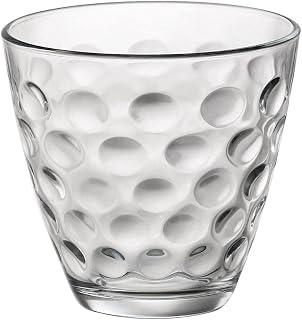 Bormioli Rocco 074208 Set of 6 Water Cups, 26 cl, Dots