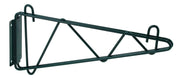 24" Green Shelving Wall Mount Brackets by Winco – Standard, Plastic, Model VEXB-24