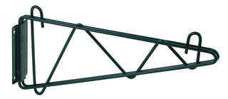 24" Green Shelving Wall Mount Brackets by Winco – Standard, Plastic, Model VEXB-24