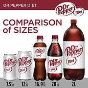 Dr Pepper Diet / 16.9 Fl Oz (Pack of 6) / Diet Dr Pepper, .5 L Bottles, 6 Count Soft Drinks