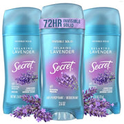Secret Lavender / 2.6 Ounce (Pack of 3) / 3 Antiperspirant Deodorant