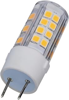 Satco S12324 4.5W T6 LED Bulb – 430 Lumens, 3000K Soft White, G8 Base, Clear Finish, 1.77" Length, Dimmable, 35W Incandescent Equivalent (200 Pack)