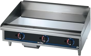 Star 636TCHSF Star-Max 36" Chrome Plate Gas Griddle