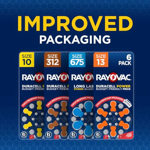 Rayovac 12 Count / Orange Tab / Size 13 Batteries & Chargers