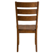 Green Mason Ladderback Upholstered Side Chair Set by Starlight Canyon Home – Solid Mango Tops & Solid Rubberwood, Green, Pack of 2