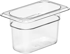 Cambro 94CW135 Food Pan 1/9 X 4" Camwear Clear Case of 6