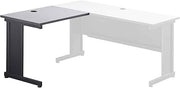 Global Industrial Left Handed Return Table, 36" W, Gray
