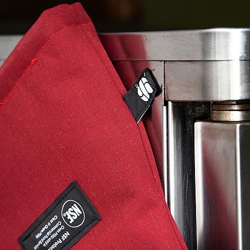 San Jamar 17" / Conventional / Red Oven Mitts