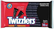 Twizzlers Black Licorice Twists (Pack of 4)