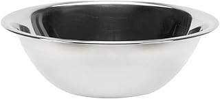 Vollrath 47938 8-Quart Economy Mixing Bowl, Stainless Steel, Silver