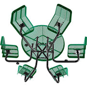Global Industrial Green / 46" Dia. x 29" H / Industrial Picnic Tables