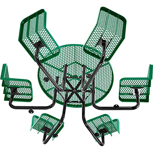 Global Industrial Green / 46" Dia. x 29" H / Industrial Picnic Tables