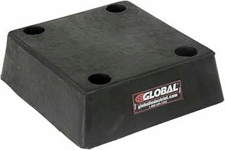Global Industrial Molded Rubber Bumper, 12"W x 13"L x 4"H